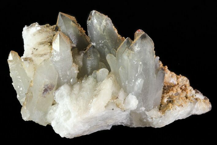 Quartz and Calcite Crystal Association - Mexico #71951